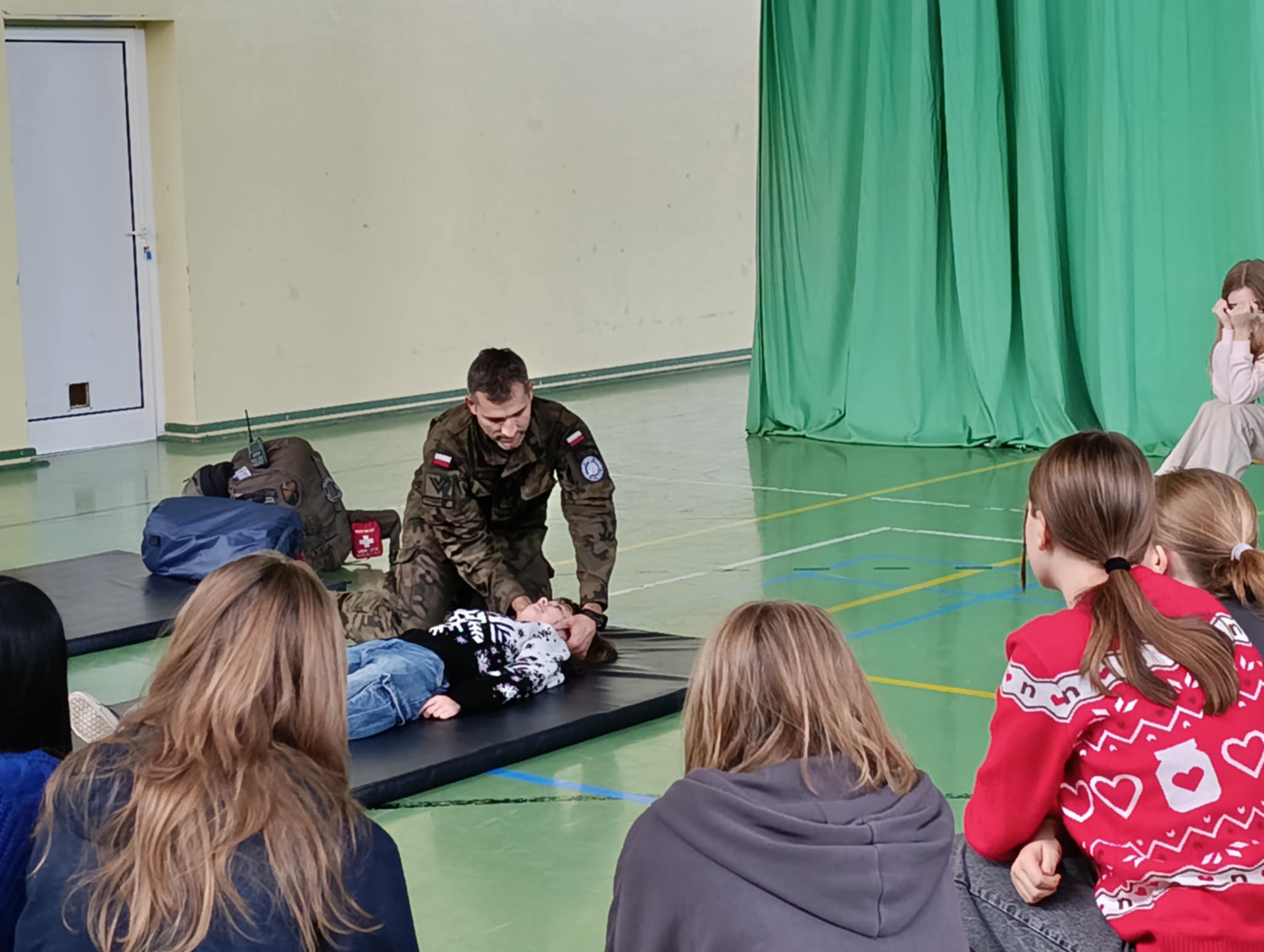 Edukacja z wojskiem w Szkole Podstawowej w Doruchowie