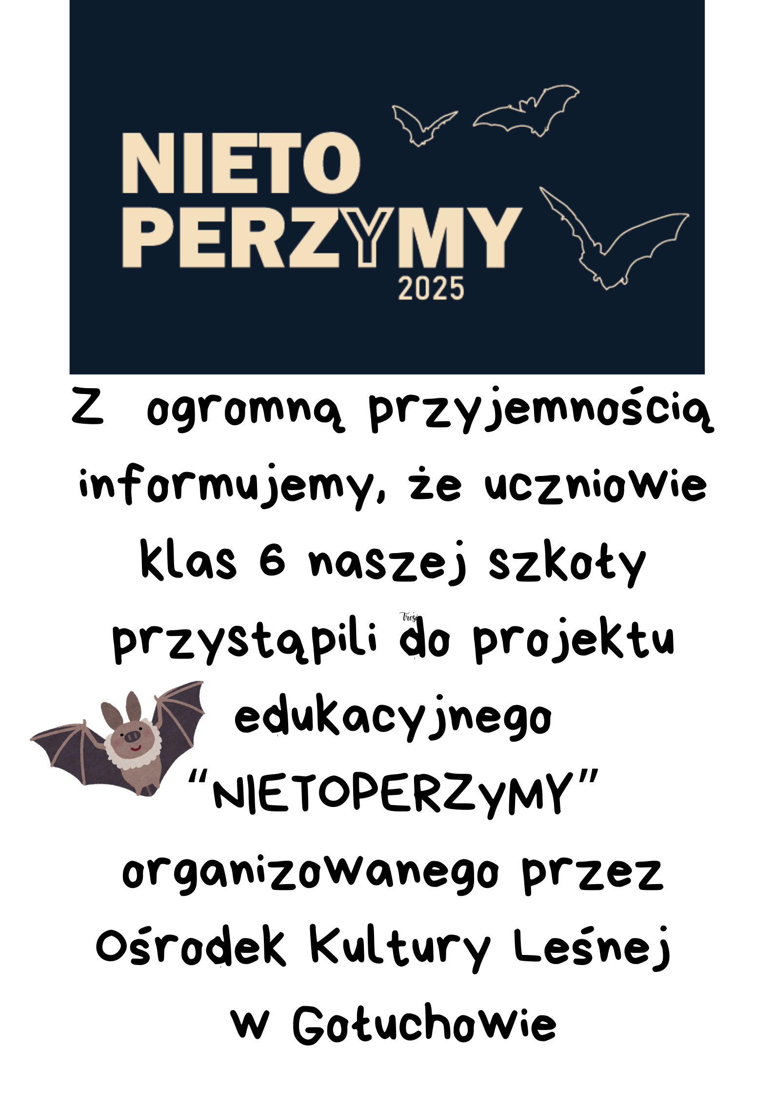 Projekt ''NietoperzyMY''