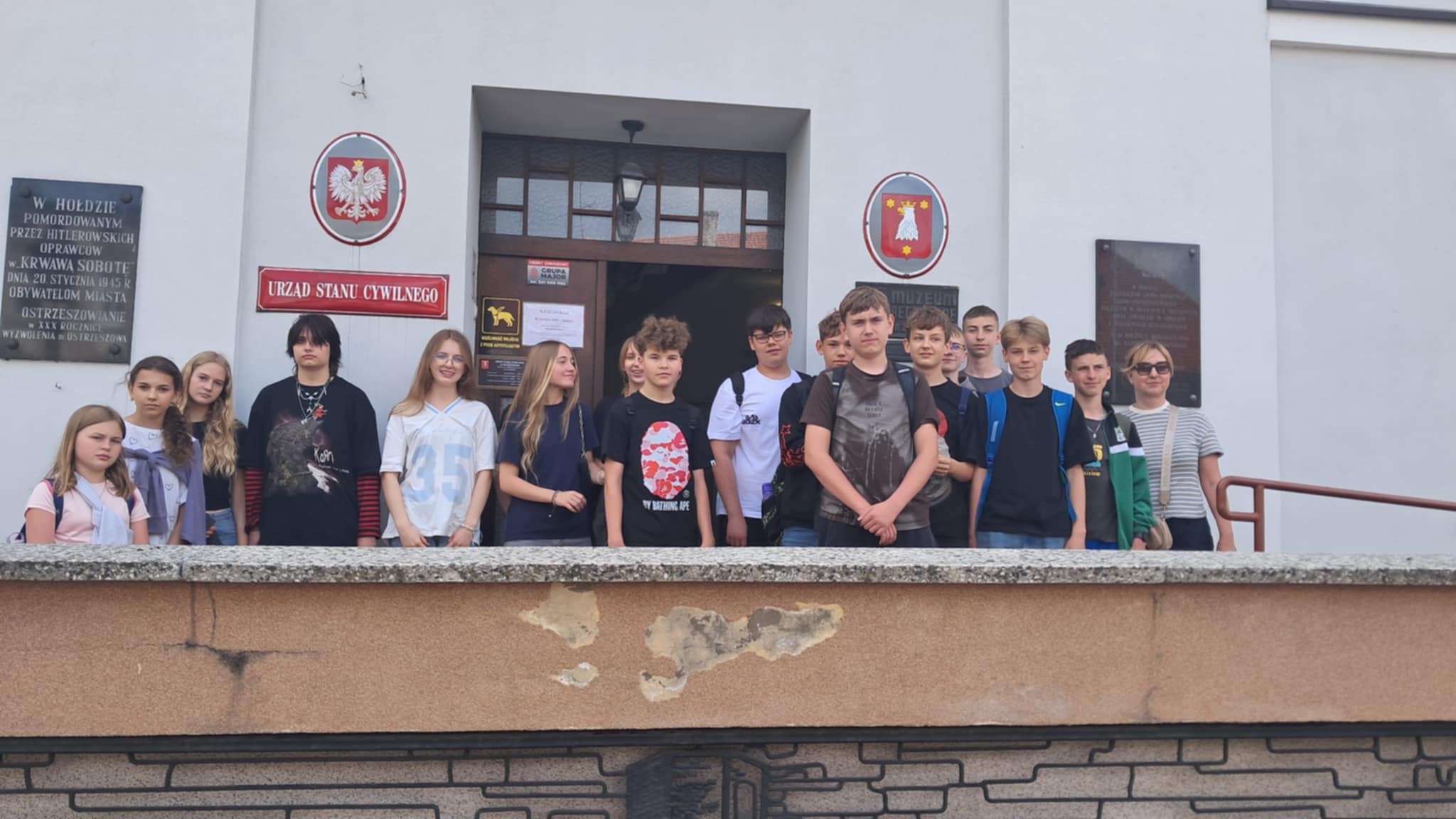 Wycieczka klasy 7b do Ostrzeszowa