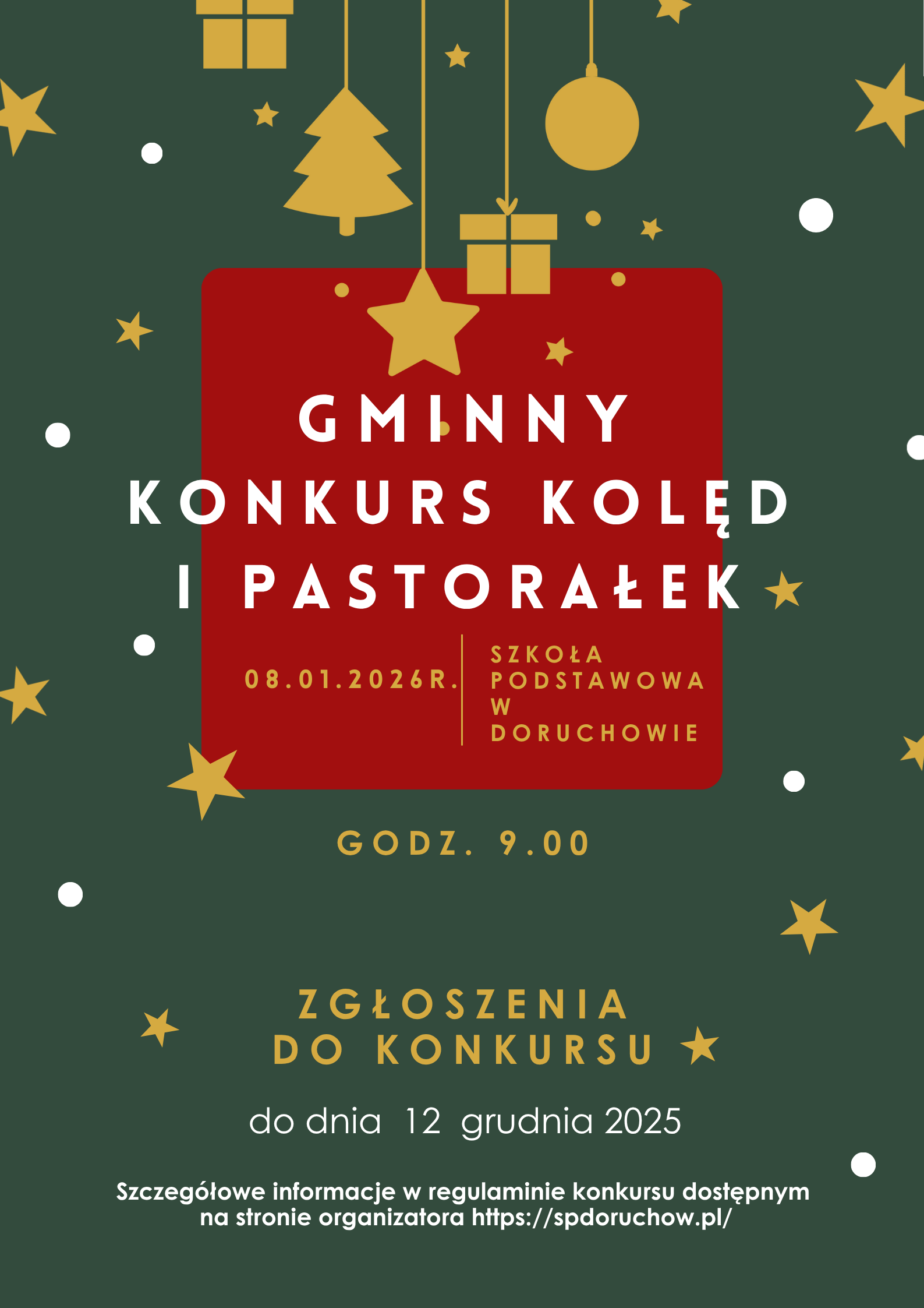 Gminny konkurs kolęd i pastorałek