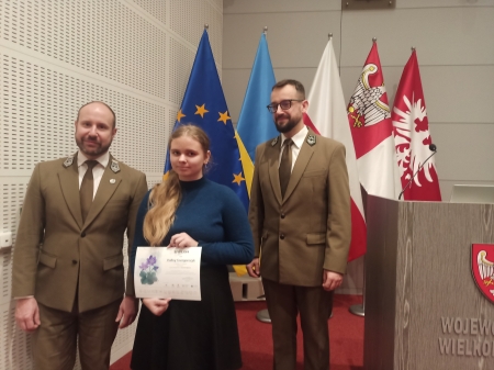 Nasza uczennica laureatką wojewódzkiego konkursu plastycznego