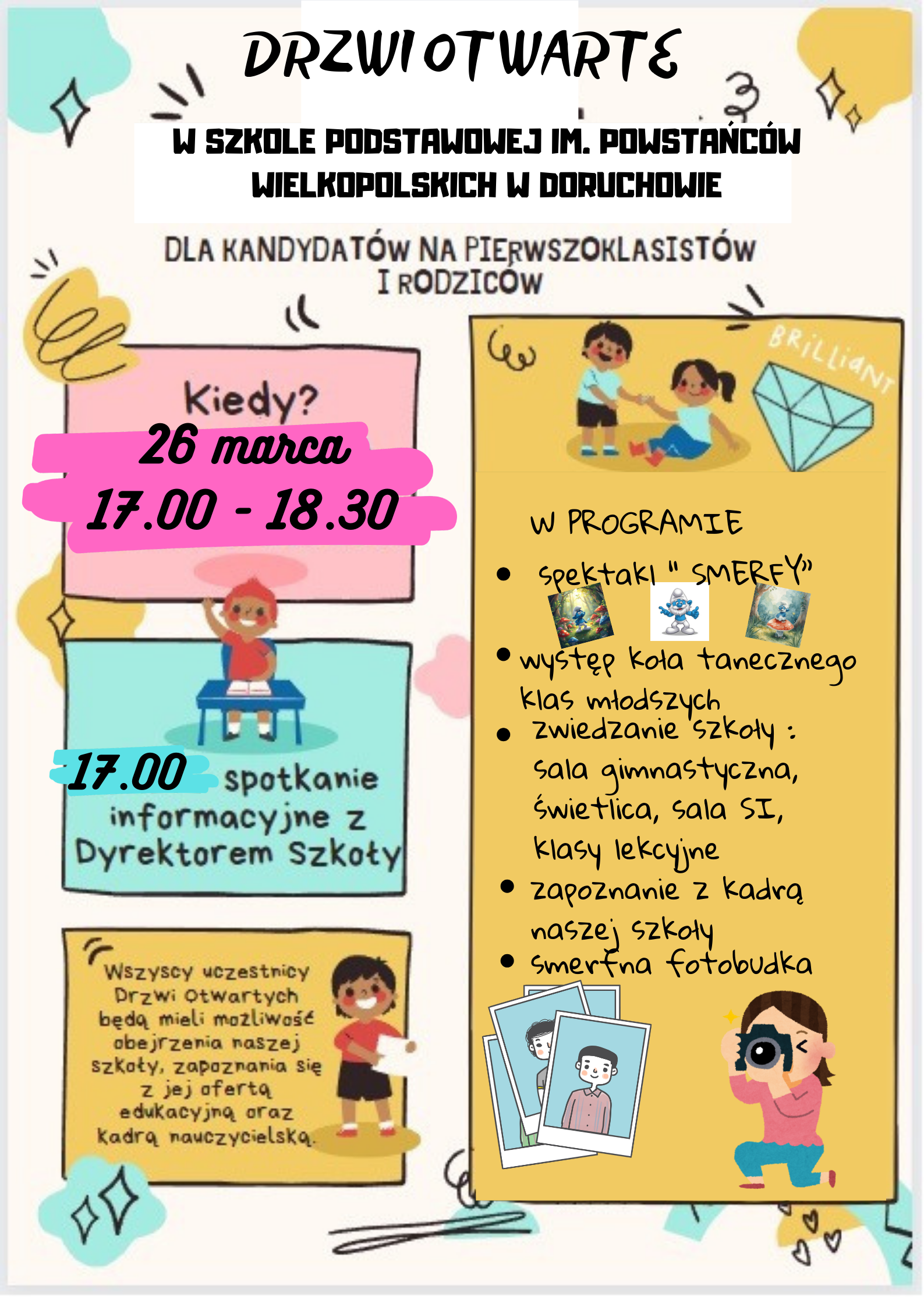 Drzwi otwarte w Szkole Podstawowej im. Powstańców Wielkopolskich w Doruchowie