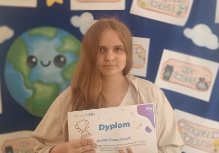Kalina laureatką V Ogólnopolskiej Olimpiady Antysmogowej