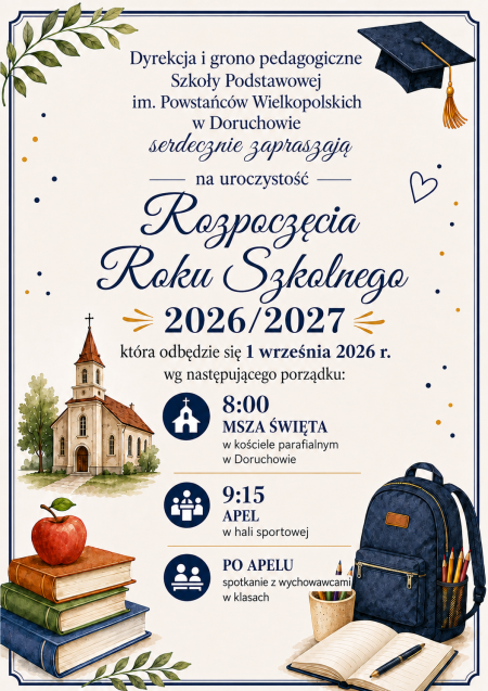 Uroczyste rozpoczęcie roku szkolnego 2026/2027